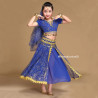 Baju Negara India Belly Dancer Blue