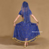 Baju Negara India Belly Dancer Blue