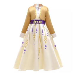 Dress Princess Anna Frozen Gold