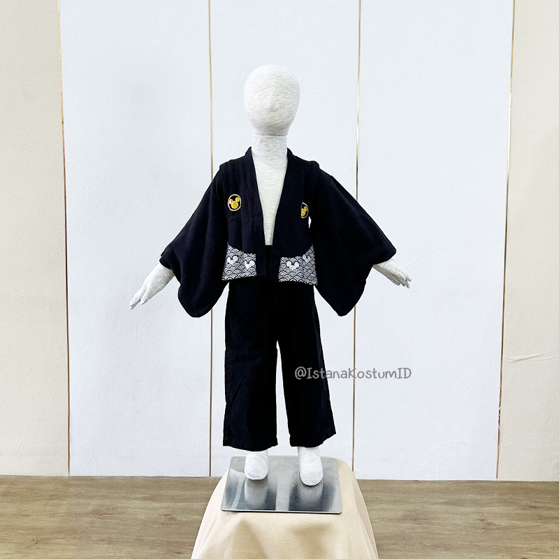 Baju Negara Jepang Kimono Mickey Ori