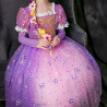 Dress Princess Rapunzel Disney Flower Girl