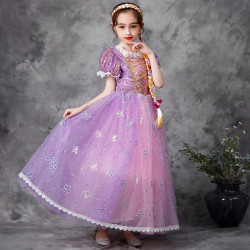 Dress Princess Rapunzel Disney Flower Girl