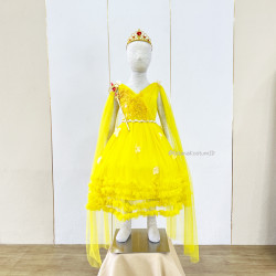 Fairy Yellow Dress Fashion...