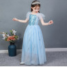 Dress Princess Elsa Frozen Glitter Long Wing