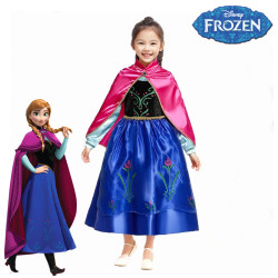 Dress Princess Anna Frosen A Set sewa baju karakter istana kostum