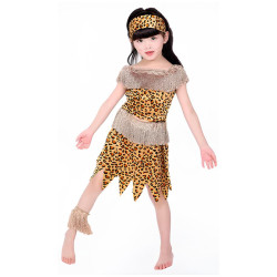 Baju Negara Afrika Leopard Girl